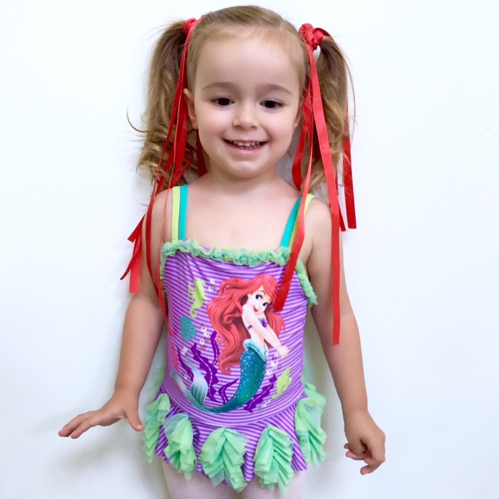 Ariel mermaid bathing suit